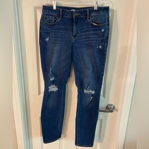 Old Navy Pop Icon Distressed Skinny Jeans Size 10
